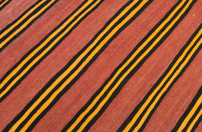 Vintage Turkish Kilim Runner Rug, 3.1 x 9.7 ft, 93 x 295 cm, Handwoven Wool Kilim