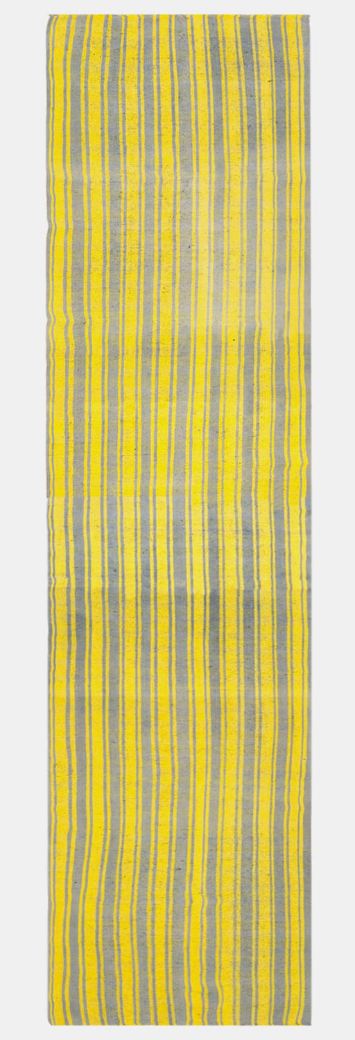 Vintage Turkish Kilim Runner Rug, 3.8 x 18.8 ft, 115 x 572 cm, Handwoven Wool Kilim