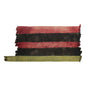 Vintage Turkish Kilim Runner Rug, 6 x 12 ft, Handwoven Wool Striped Anatolian Rug