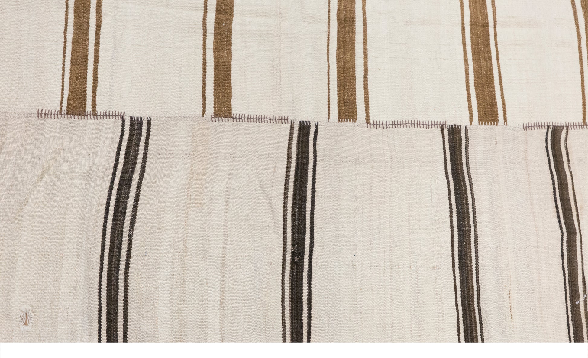 Vintage Turkish Kilim Runner Rug 185 × 310 cm (6.1 × 10.2 ft)