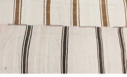 Vintage Turkish Kilim Runner Rug 185 × 310 cm (6.1 × 10.2 ft)