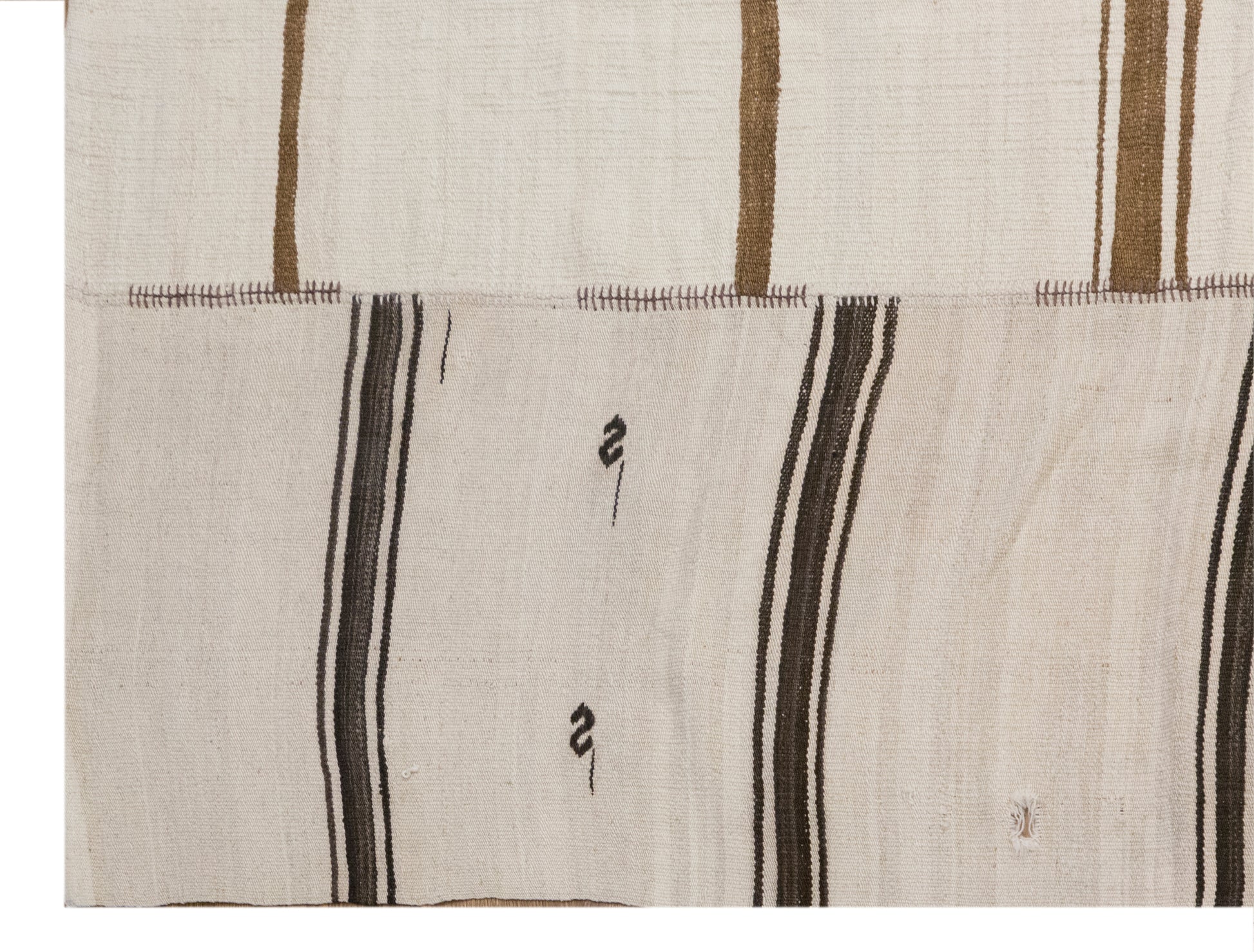 Vintage Turkish Kilim Runner Rug 185 × 310 cm (6.1 × 10.2 ft)