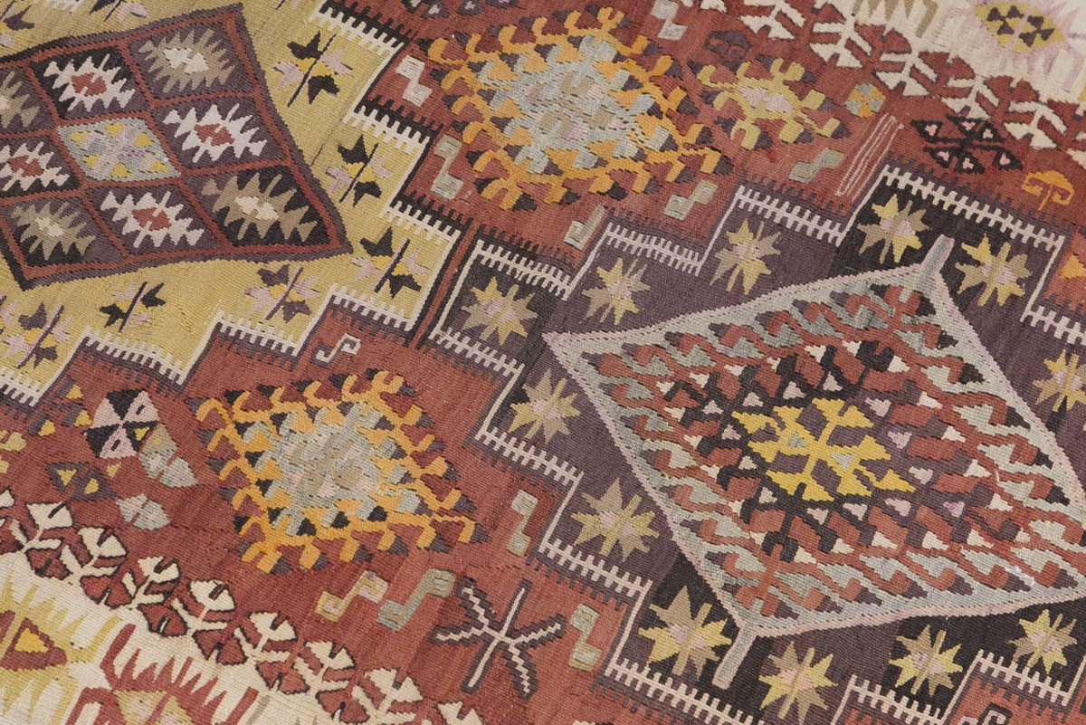 Vintage Turkish Kilimrunner, 3.10 x 11.8 ft, 118 x 356 cm