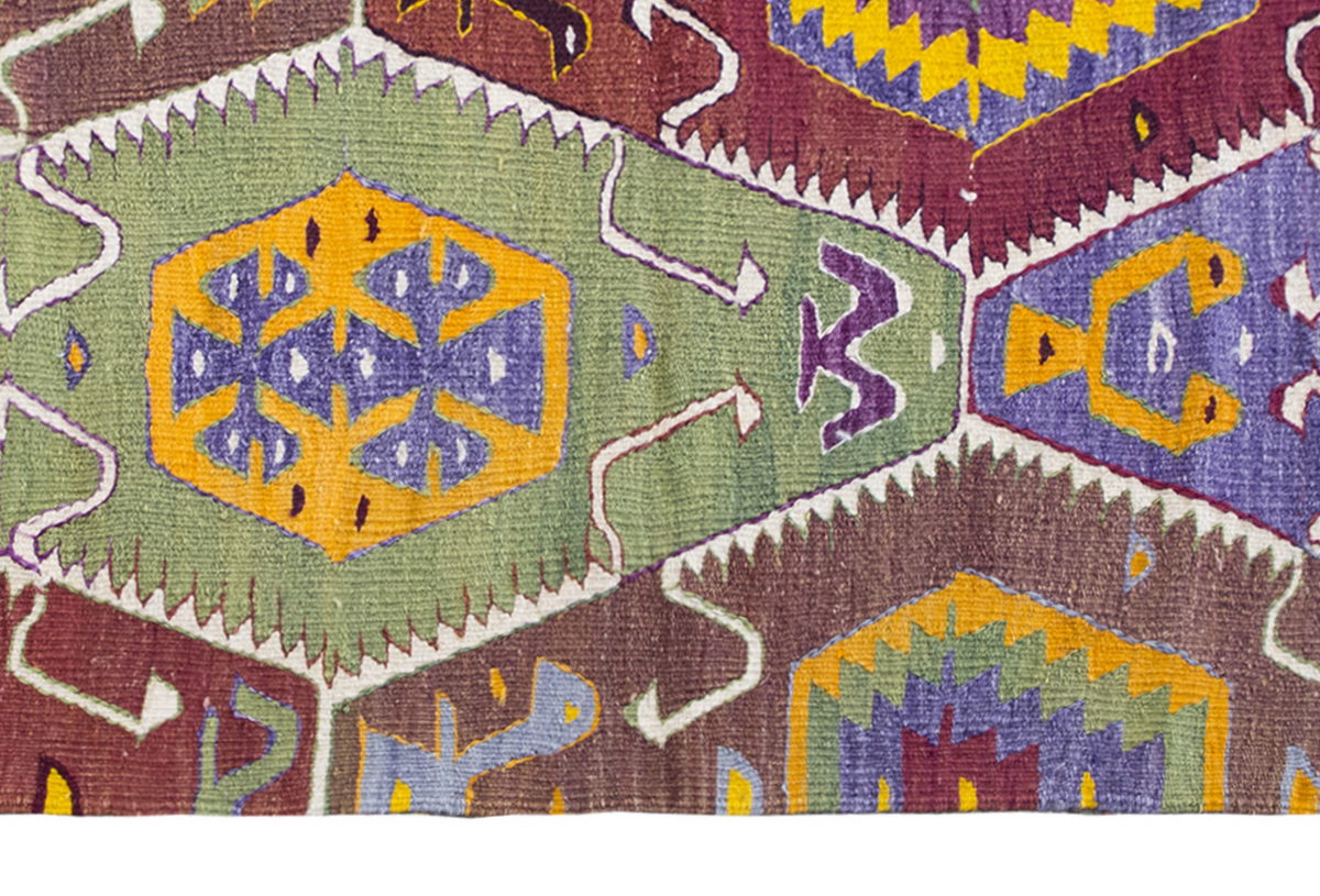 Vintage Turkish Nomadic Rug, 4.7 x 2.11 ft Rug, 140 x 90 cm