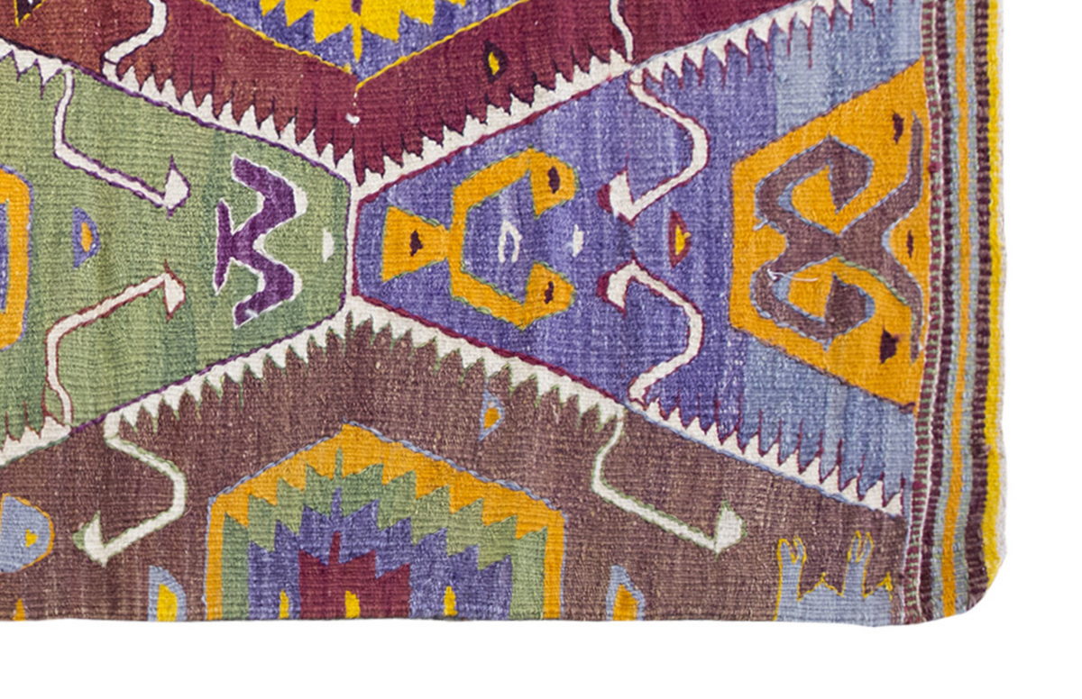 Vintage Turkish Nomadic Rug, 4.7 x 2.11 ft Rug, 140 x 90 cm