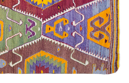 Vintage Turkish Nomadic Rug, 4.7 x 2.11 ft Rug, 140 x 90 cm