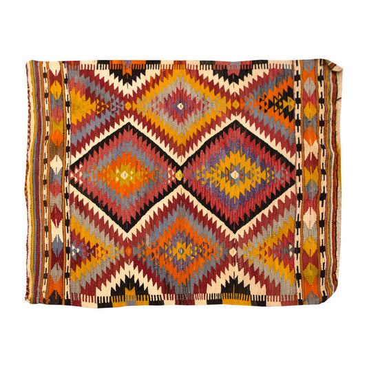 Vintage Turkish Nomadic Rug, 4.9 x 3 ft Rug, 147 x 92 cm