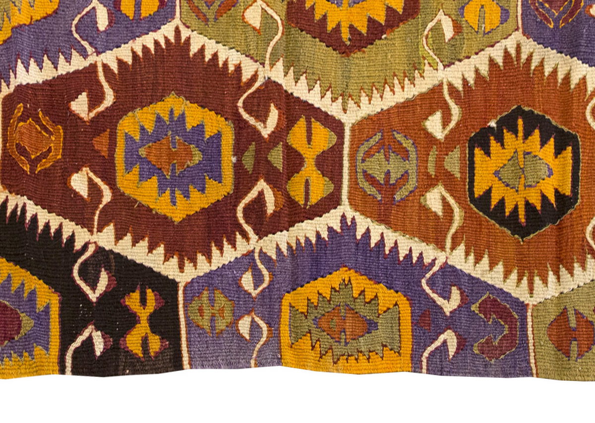 Vintage Turkish Nomadic Rug, 4.9 x 3 ft Rug, 147 x 92 cm