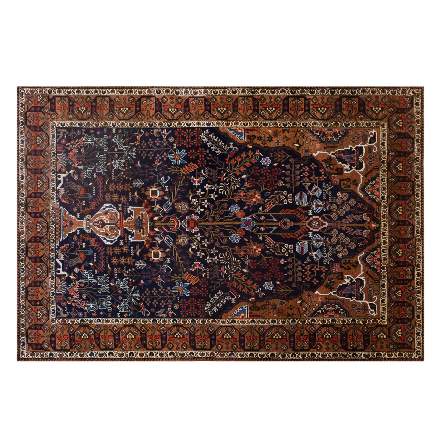 Vintage Turkish Oushak Rug, 125 x 185 cm (Approx. 4'1" x 6'1")
