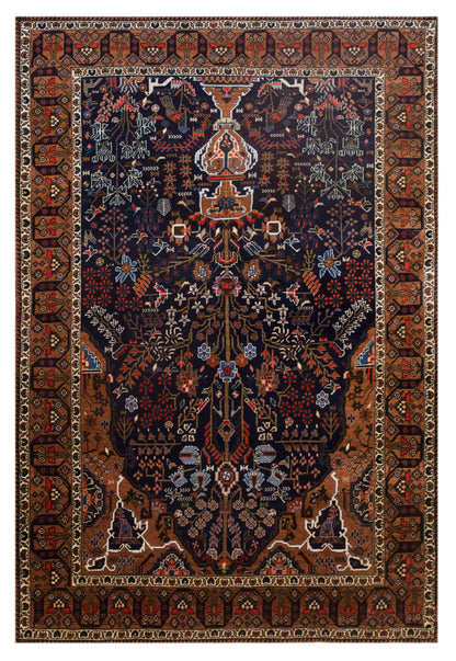 Vintage Turkish Oushak Rug, 125 x 185 cm (Approx. 4'1" x 6'1")