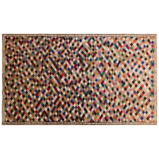 Vintage Turkish Oushak Rug, 4'4 x 7'7 feet / 132 x 230 cm