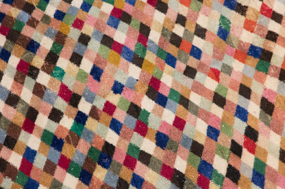 Vintage Turkish Oushak Rug, 4'4 x 7'7 feet / 132 x 230 cm