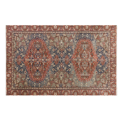 Vintage Turkish Oushak Rug (5.9 x 9 ft)