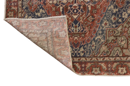 Vintage Turkish Oushak Rug (5.9 x 9 ft)