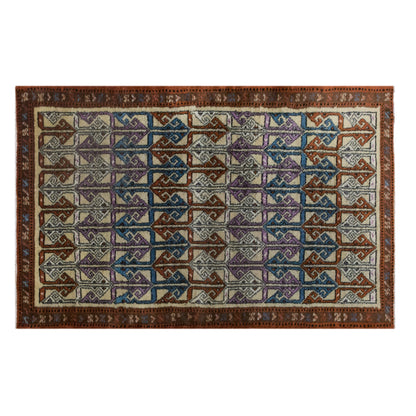 Vintage Turkish Oushak Rug 106x163 cm (3'6" x 5'4")