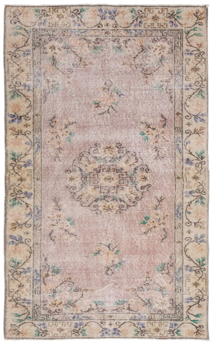 Vintage Turkish Oushak Rug - 114 x 210 cm / 3.8 x 6.6 feet