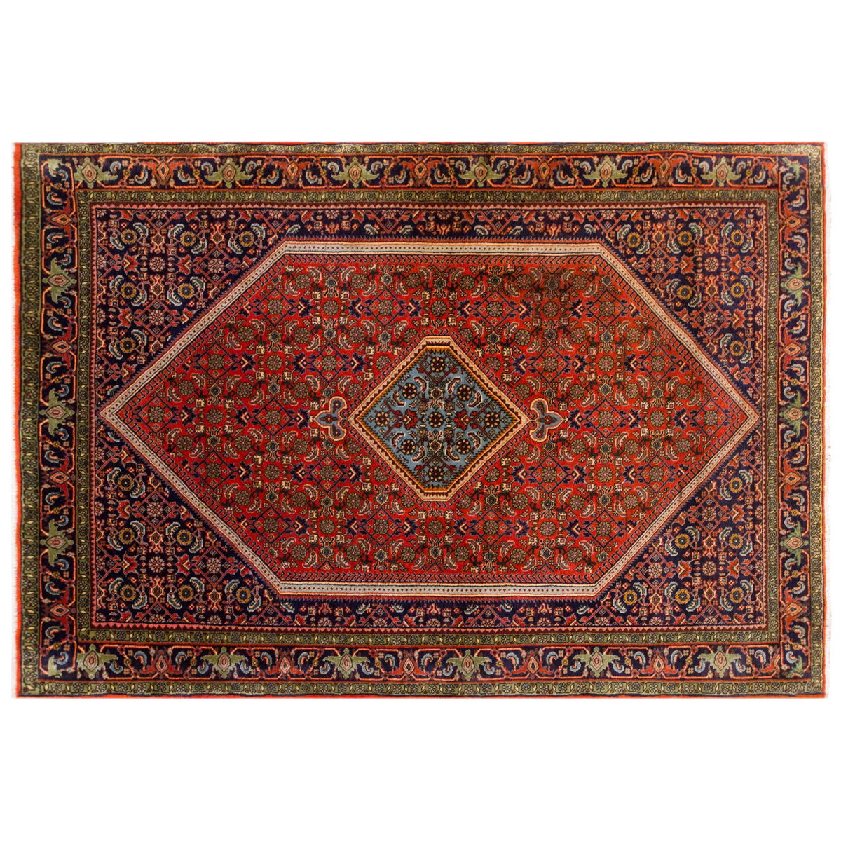 Vintage Turkish Oushak Rug - 121 x 174 cm | 3'11 x 5'9 feet