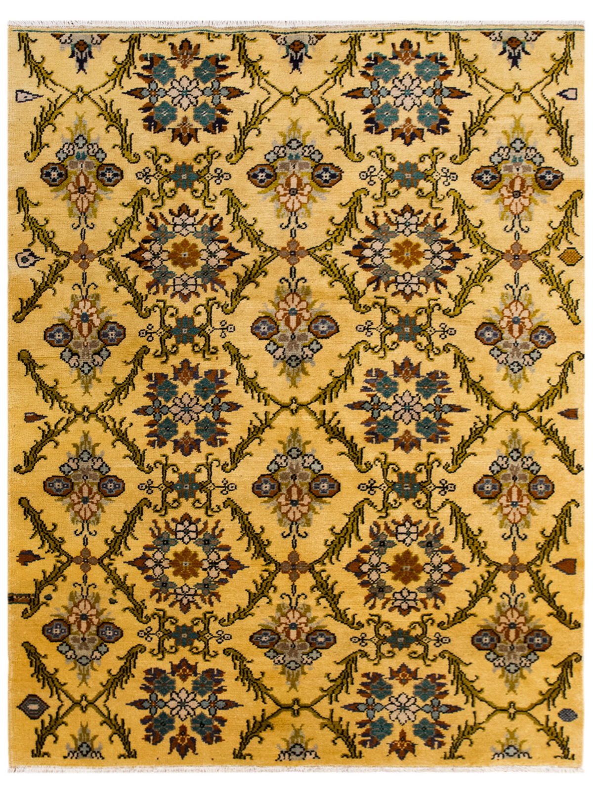 Vintage Turkish Oushak Rug 122x184 cm (4x6 ft)