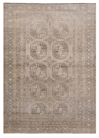 Vintage Turkish Oushak Rug 127 x 185 cm | 4.2 x 6.1 ft