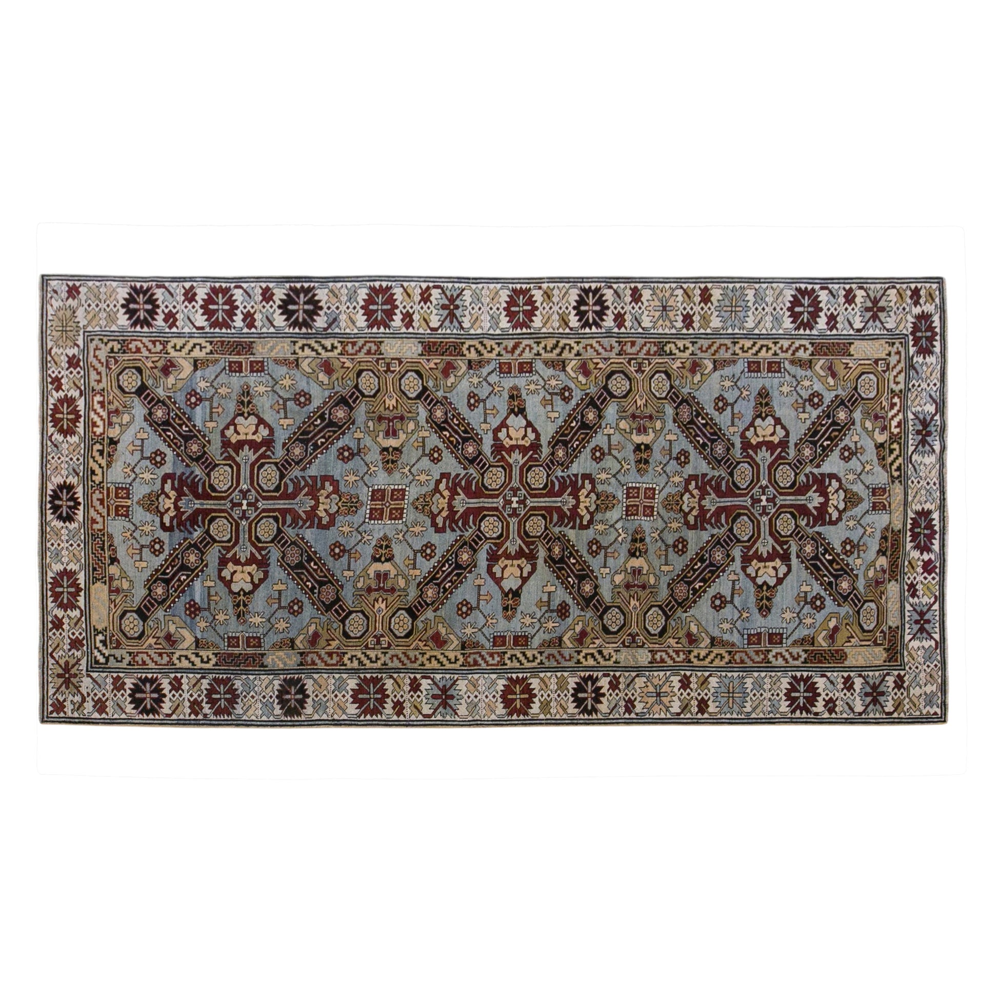 Vintage Turkish Oushak Rug 145 x 300 cm | 4.9 x 9.10 ft