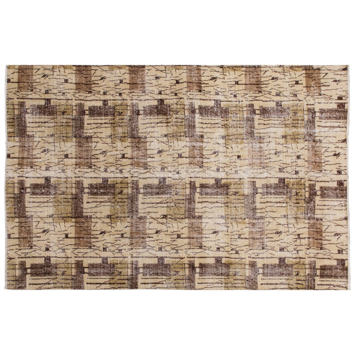 Vintage Turkish Oushak Rug - 156 x 230 cm / 5'1 x 7'6 feet