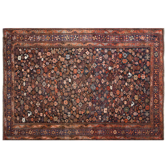 Vintage Turkish Oushak Rug - 165 x 220 cm / 5.4 x 7.2 feet