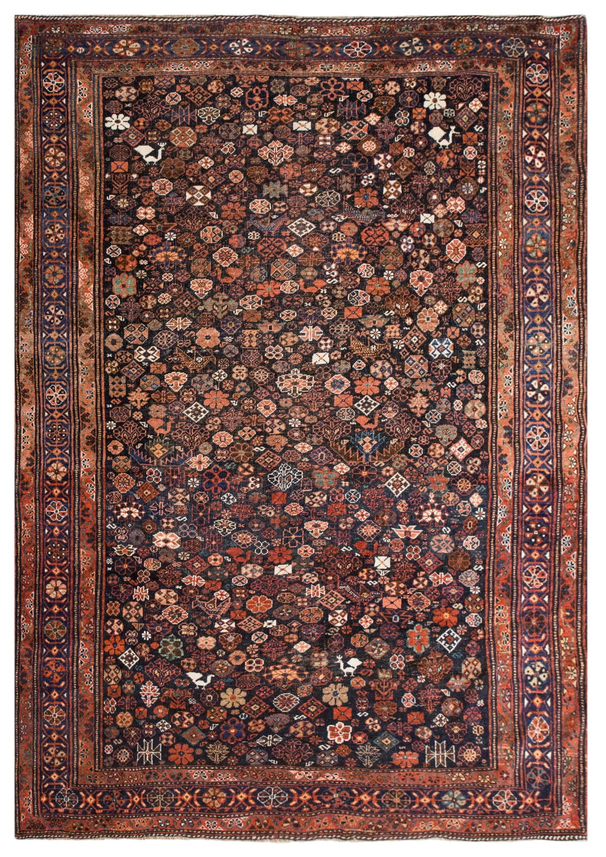 Vintage Turkish Oushak Rug - 165 x 220 cm / 5.4 x 7.2 feet