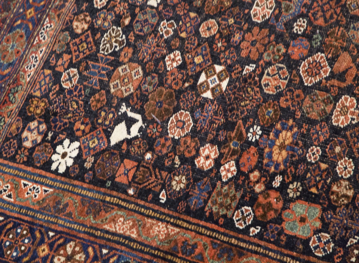 Vintage Turkish Oushak Rug - 165 x 220 cm / 5.4 x 7.2 feet