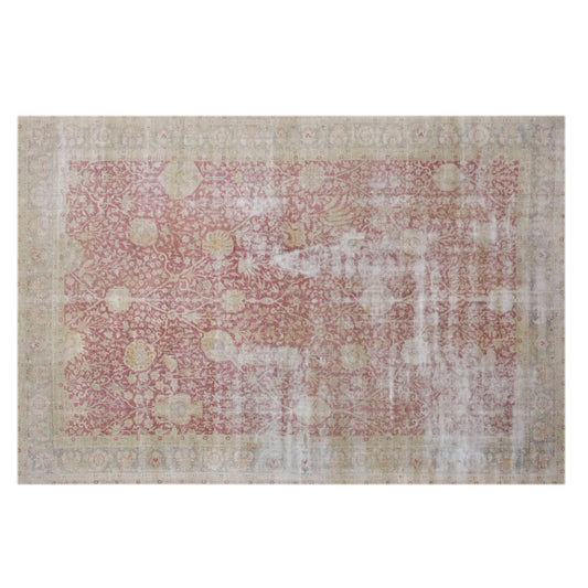 Vintage Turkish Oushak Rug 208x315 cm (6.8x10.3 ft)