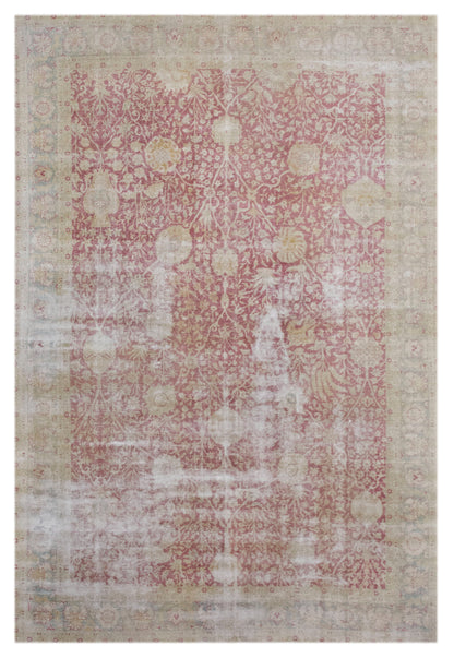 Vintage Turkish Oushak Rug 208x315 cm (6.8x10.3 ft)
