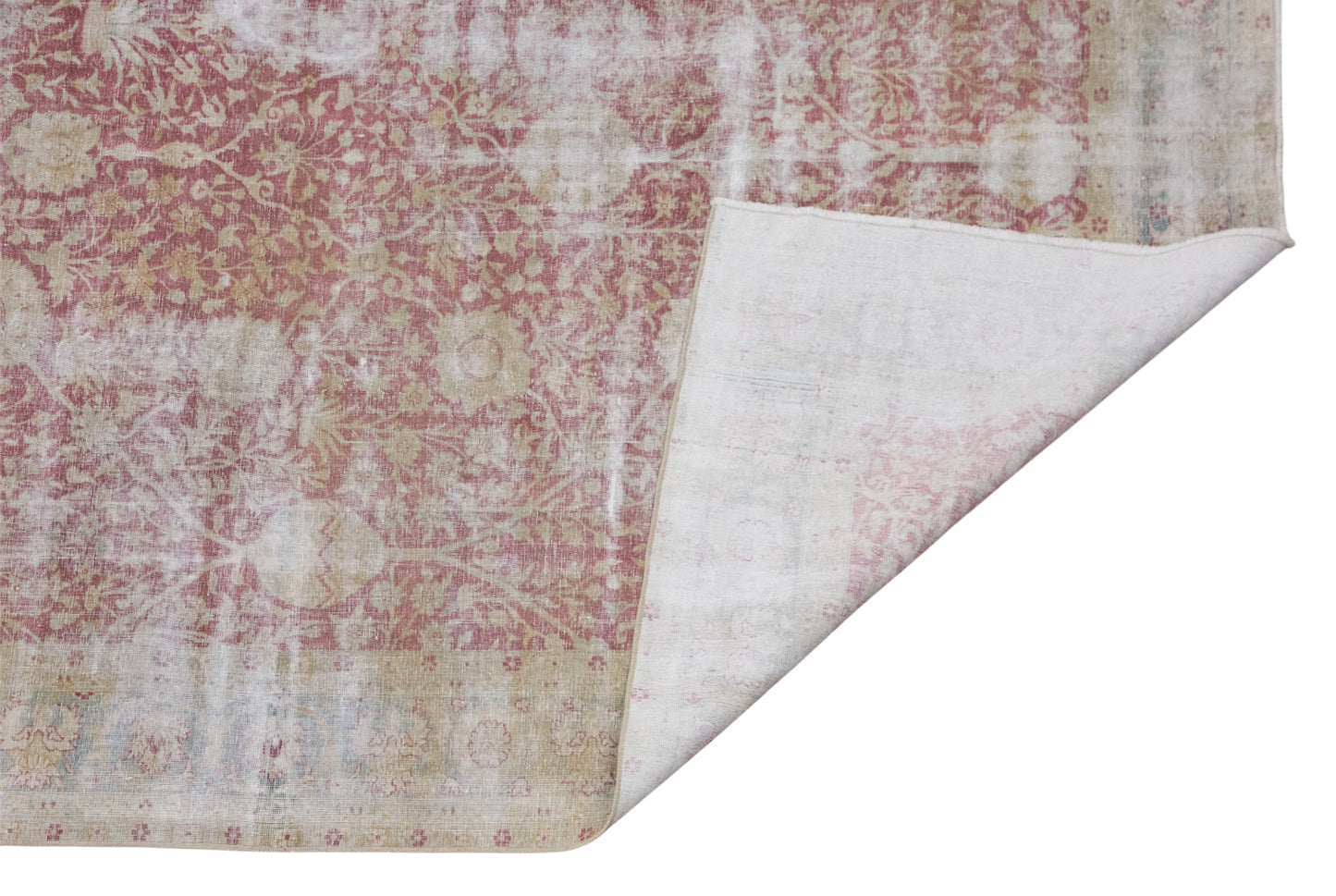Vintage Turkish Oushak Rug 208x315 cm (6.8x10.3 ft)