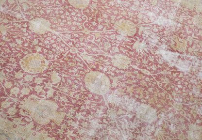 Vintage Turkish Oushak Rug 208x315 cm (6.8x10.3 ft)