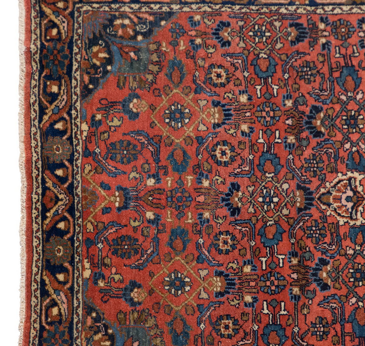 Vintage Turkish Oushak Rug - 3'5 x 5'2 feet / 105 x 158 cm