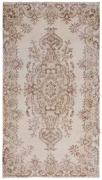 Vintage Turkish Oushak Rug - 3.7 x 5.8 ft | 120 x 218 cm