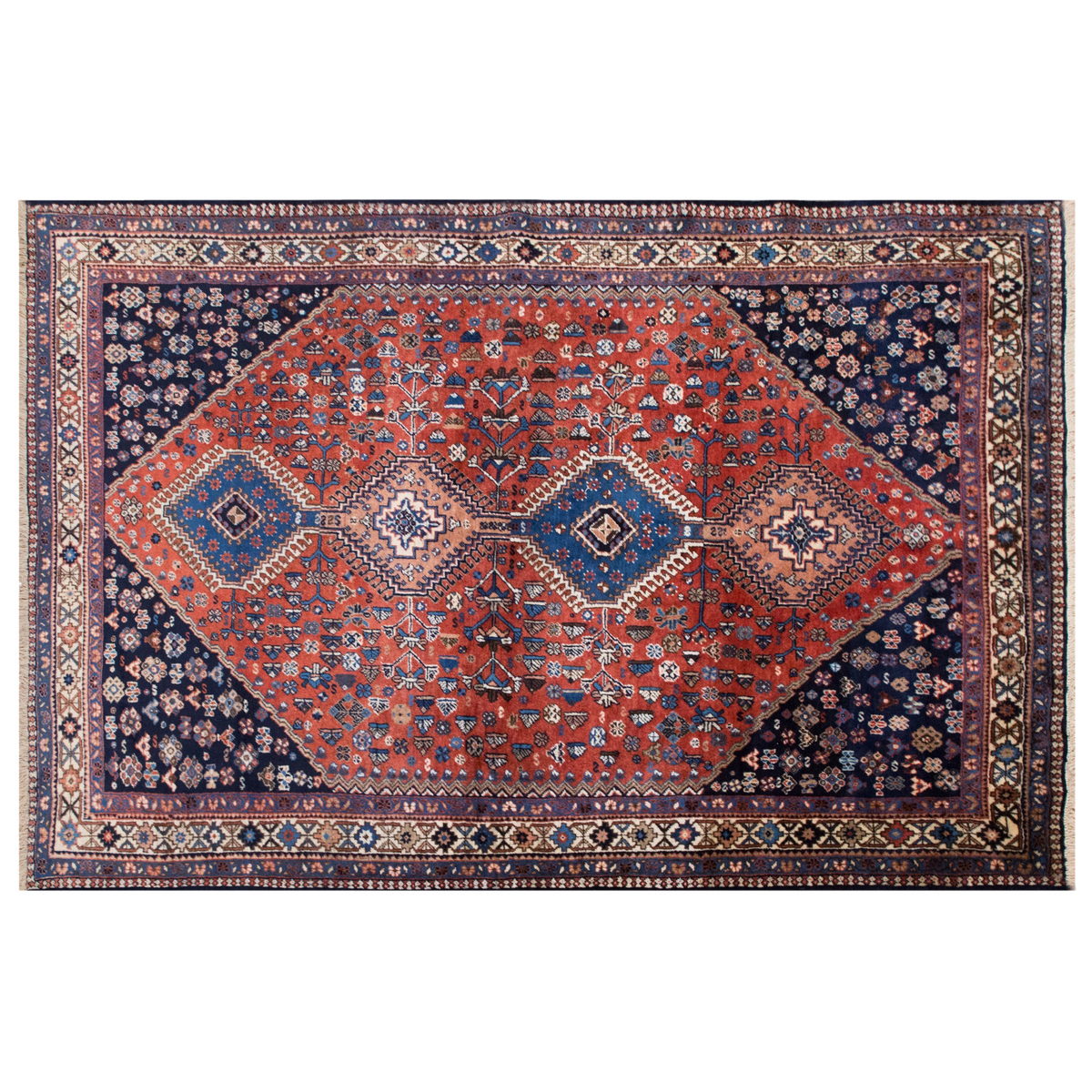 Vintage Turkish Oushak Rug - 4'10 x 7'5 ft | 148 x 225 cm
