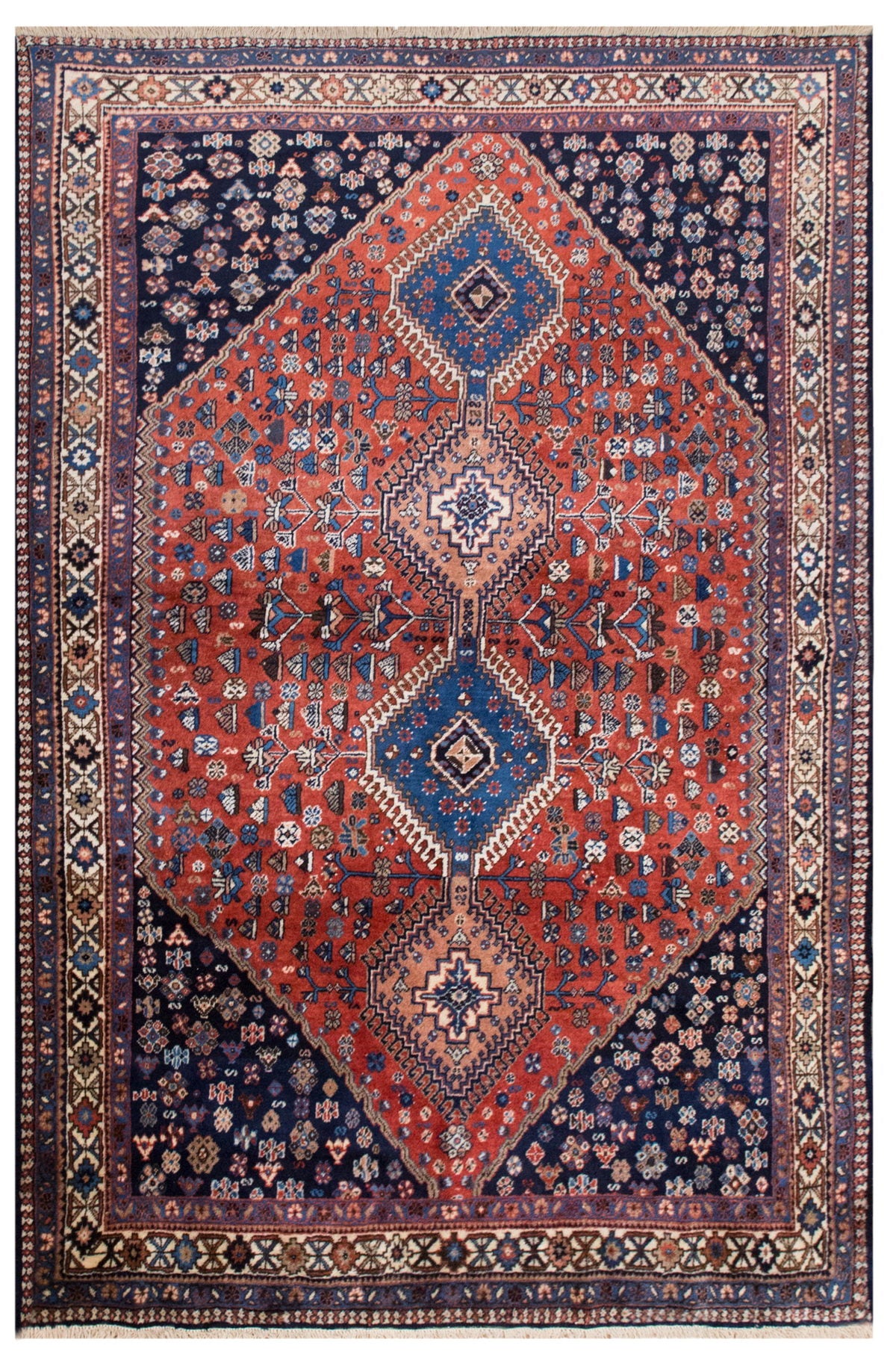 Vintage Turkish Oushak Rug - 4'10 x 7'5 ft | 148 x 225 cm