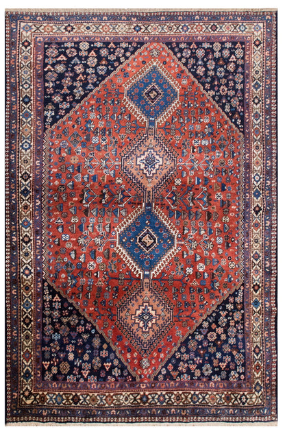 Vintage Turkish Oushak Rug - 4'10 x 7'5 ft | 148 x 225 cm