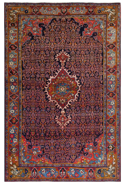 Vintage Turkish Oushak Rug - 4'4 x 6'9 feet | 133 x 205 cm