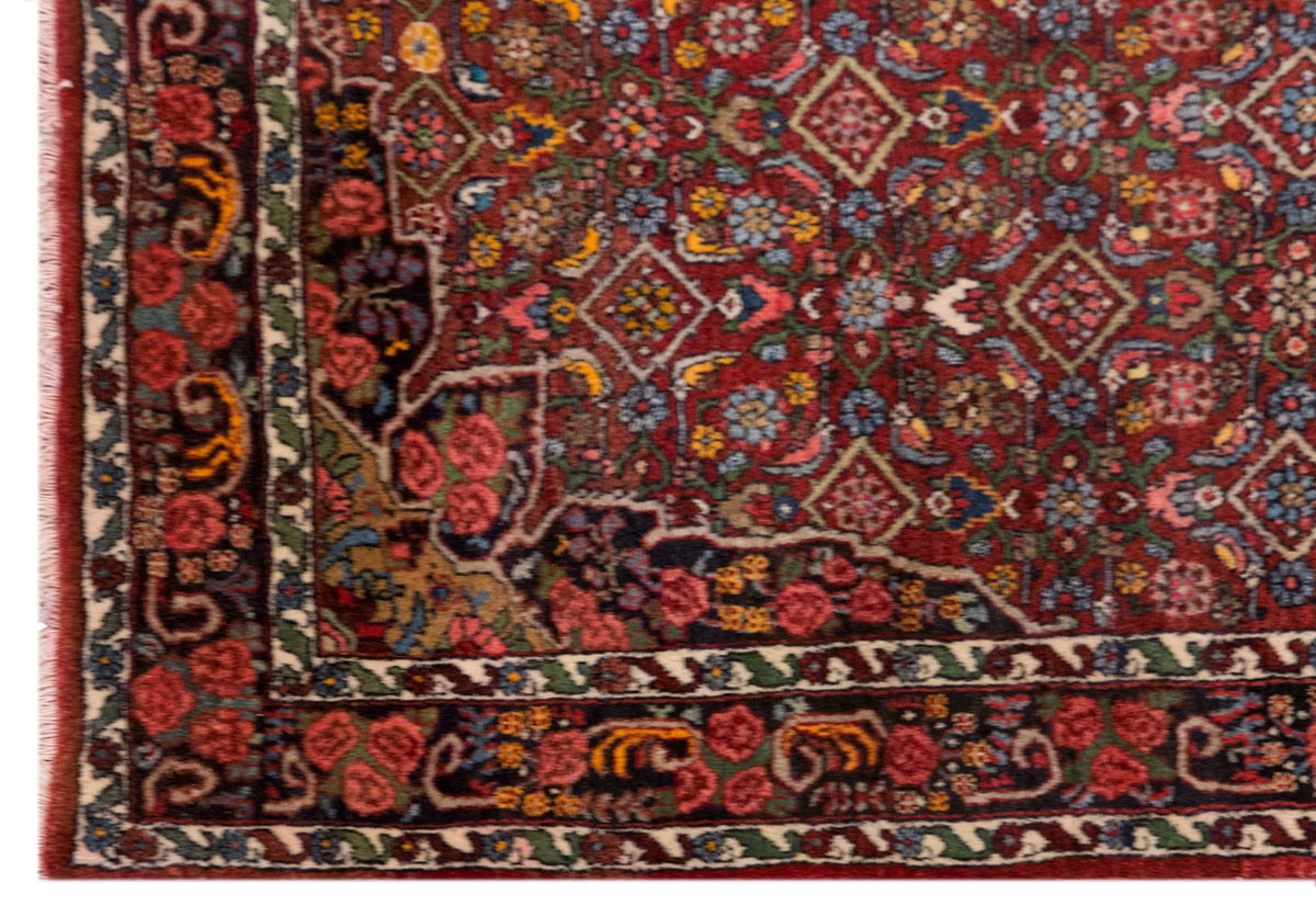 Vintage Turkish Oushak Rug - 4'6 x 6'9 feet | 137x206 cm