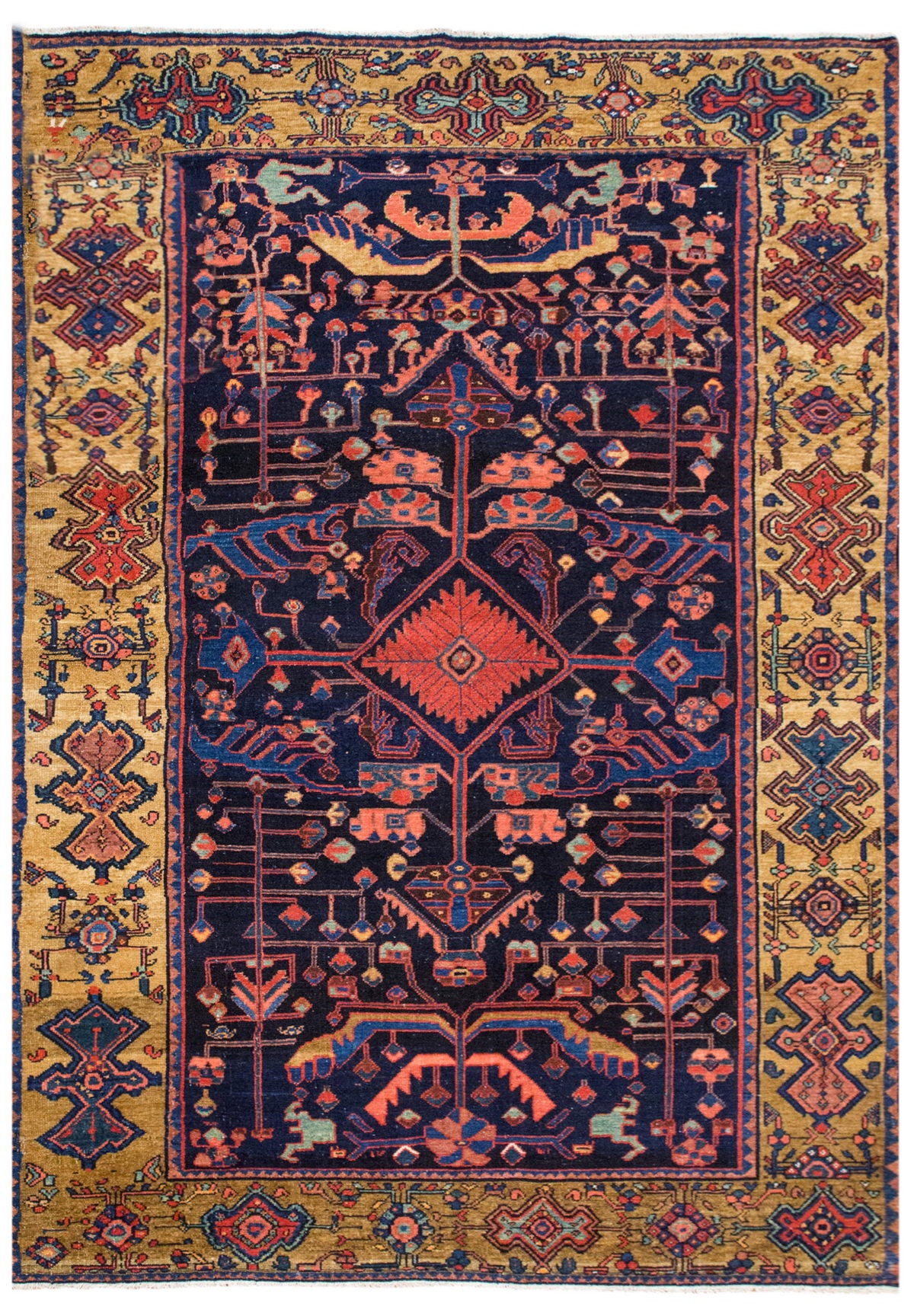 Vintage Turkish Oushak Rug - 4.5 x 12.5 feet | 142 x 215 cm