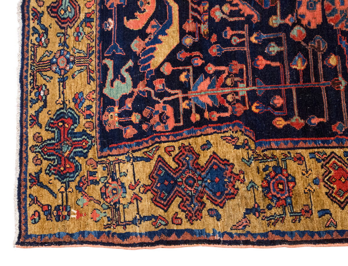 Vintage Turkish Oushak Rug - 4.5 x 12.5 feet | 142 x 215 cm