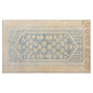Vintage Turkish Oushak Rug 4x7 ft (110x202 cm)