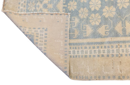 Vintage Turkish Oushak Rug 4x7 ft (110x202 cm)
