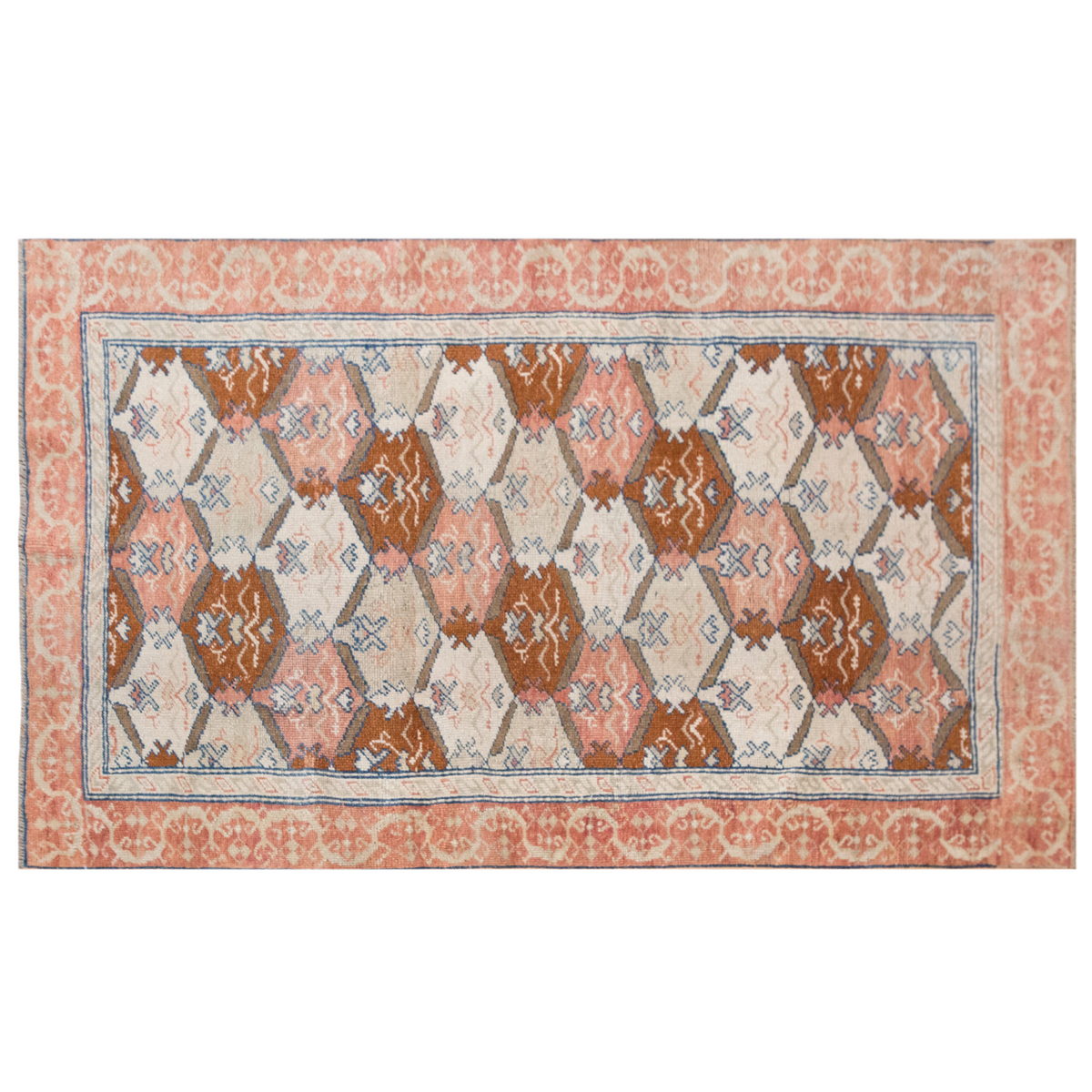 Vintage Turkish Oushak Rug 95x160 cm (3x5 ft)