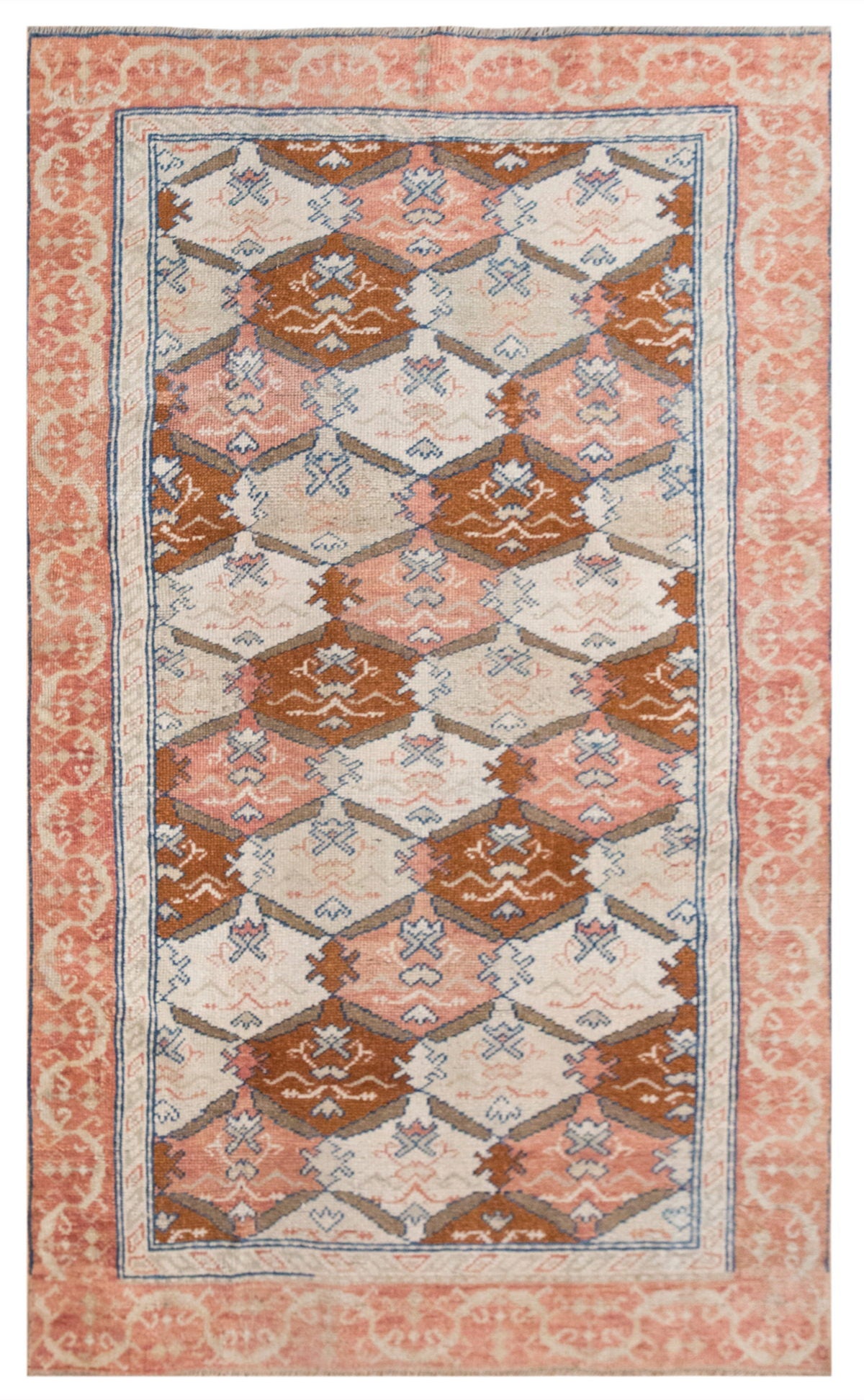 Vintage Turkish Oushak Rug 95x160 cm (3x5 ft)