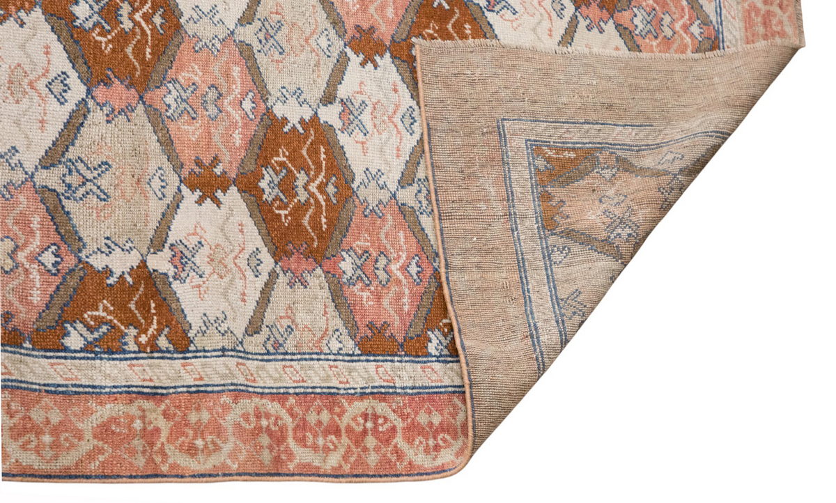 Vintage Turkish Oushak Rug 95x160 cm (3x5 ft)