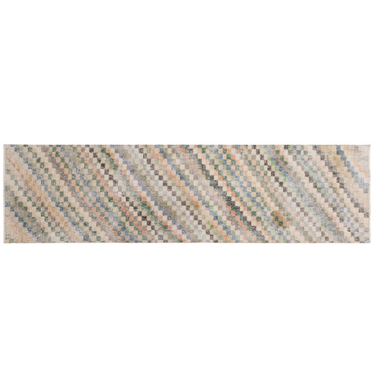 Vintage Turkish Oushak Rug Runner 82x273 cm (2.4x7.7 ft)