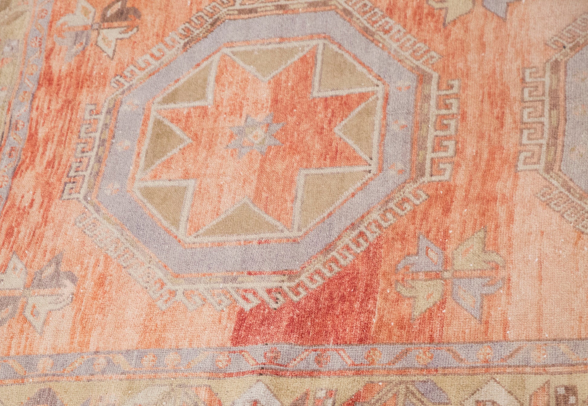 Vintage Turkish Oushak Runner 145x390 cm (4.8x12.8 ft)
