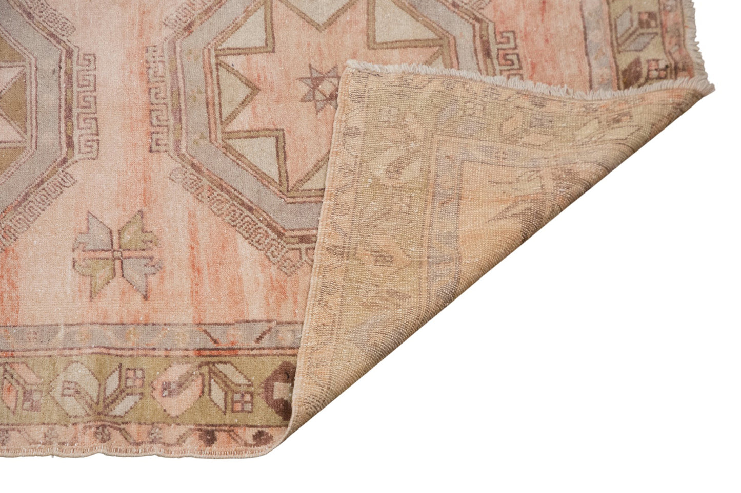 Vintage Turkish Oushak Runner 145x390 cm (4.8x12.8 ft)
