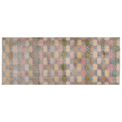 Vintage Turkish Oushak Runner 2.7x6.8 ft (82x208 cm)